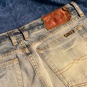 Lucky Brand faded blue jeans size 12